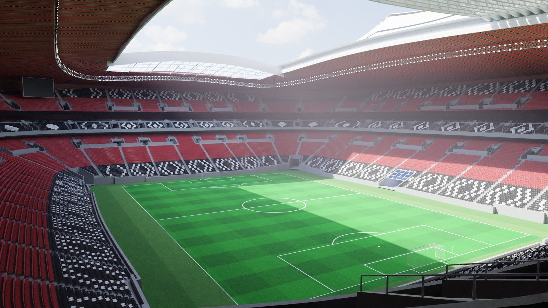 Fifa world cup 2022 qatar stadiums 3D Model Collection_81