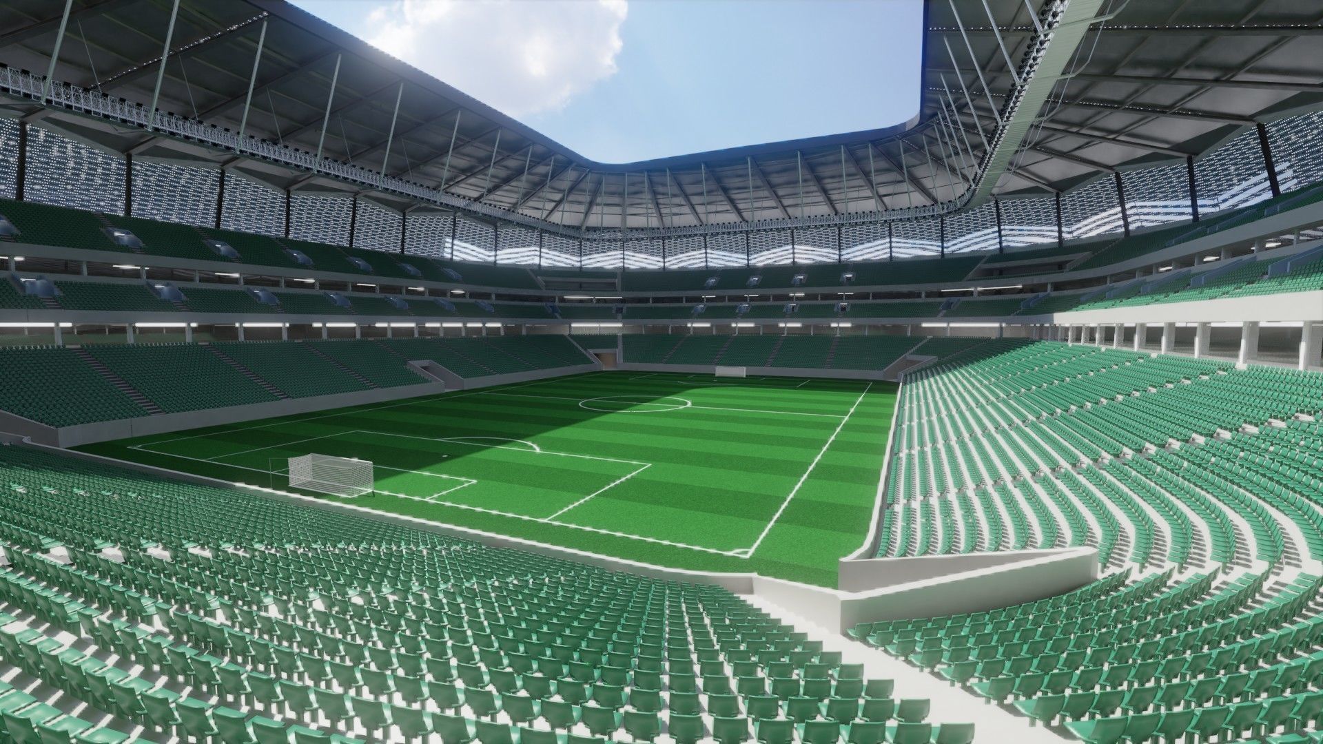 Fifa world cup 2022 qatar stadiums 3D Model Collection_26