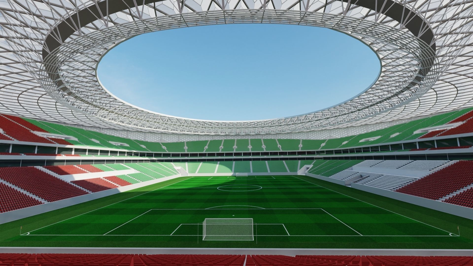 Fifa world cup 2022 qatar stadiums 3D Model Collection_118
