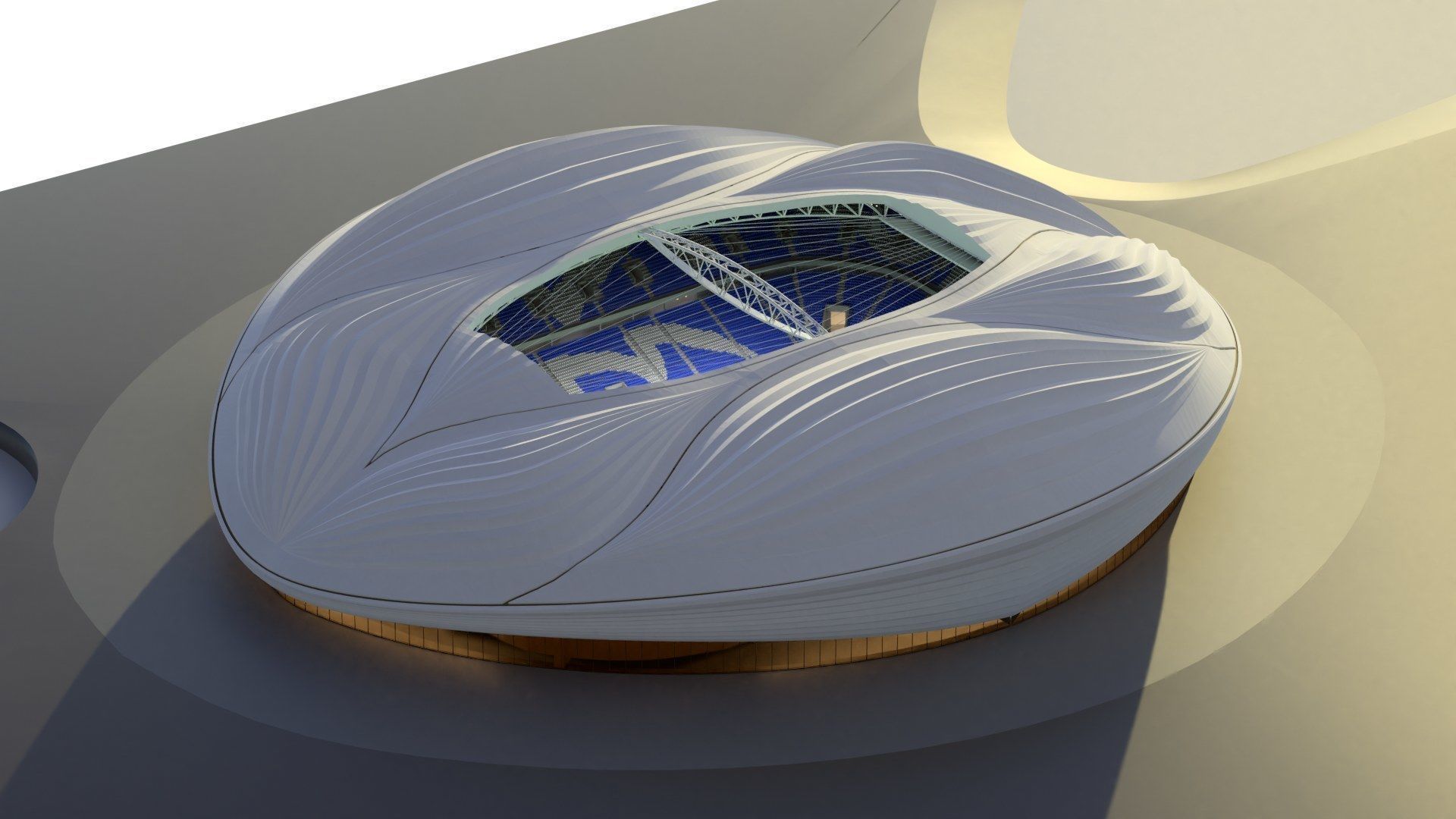 Fifa world cup 2022 qatar stadiums 3D Model Collection_47