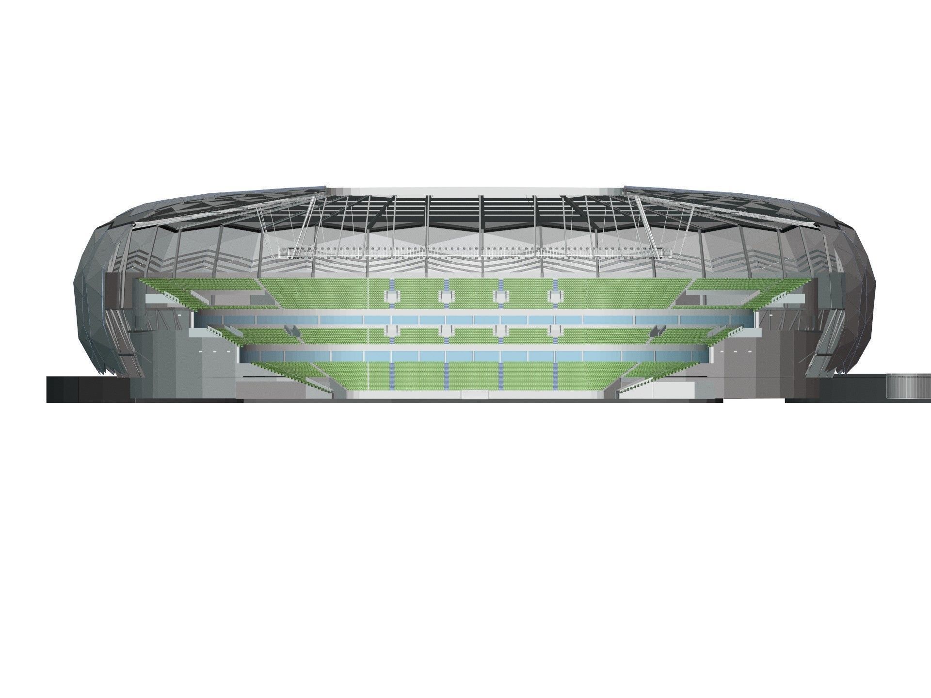 Fifa world cup 2022 qatar stadiums 3D Model Collection_37