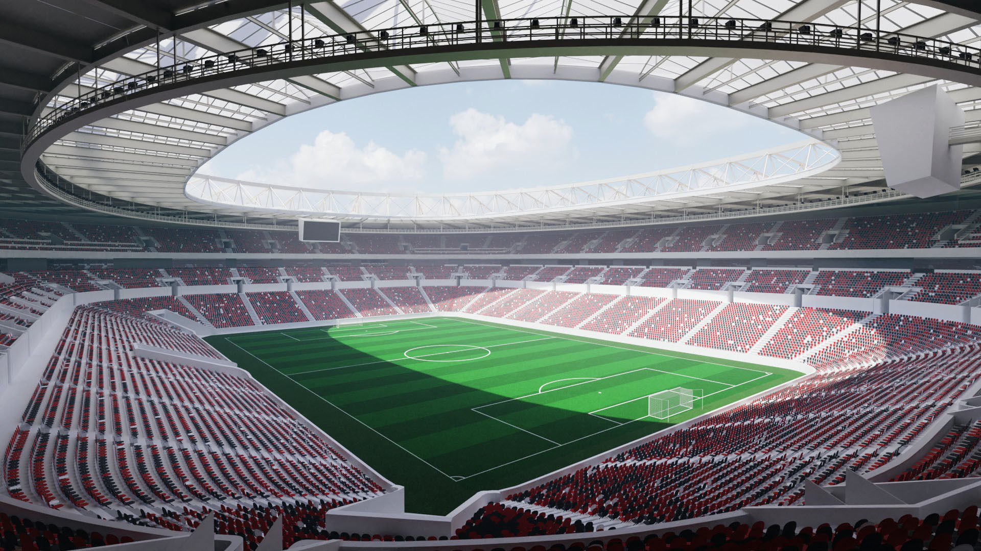 Fifa world cup 2022 qatar stadiums 3D Model Collection_64