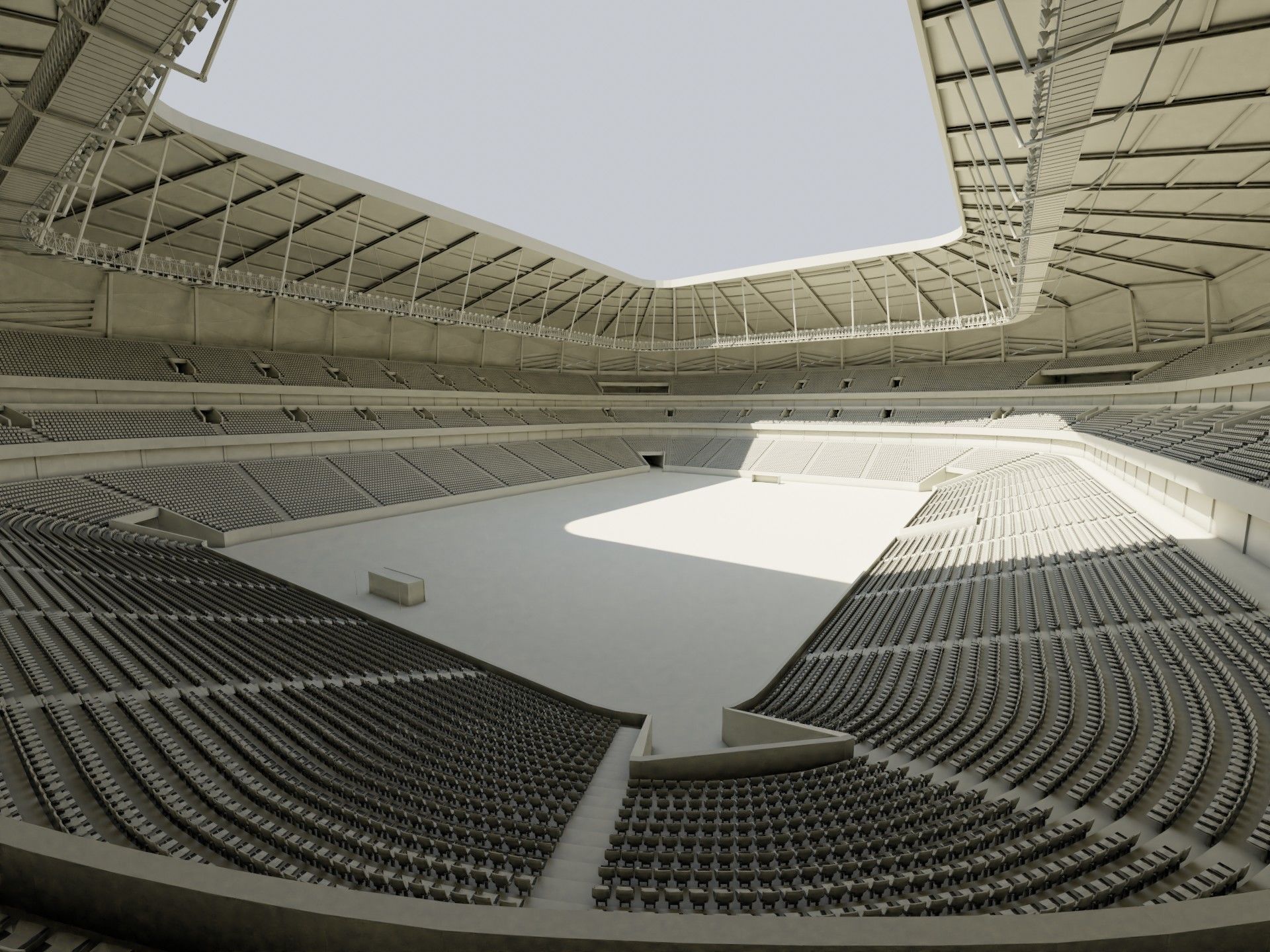 Fifa world cup 2022 qatar stadiums 3D Model Collection_28