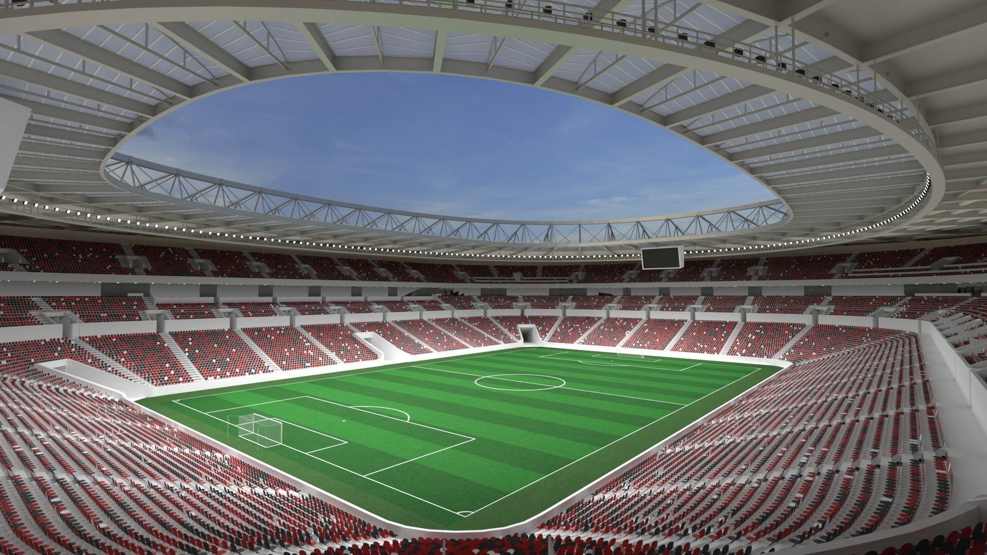 Fifa world cup 2022 qatar stadiums 3D Model Collection_65