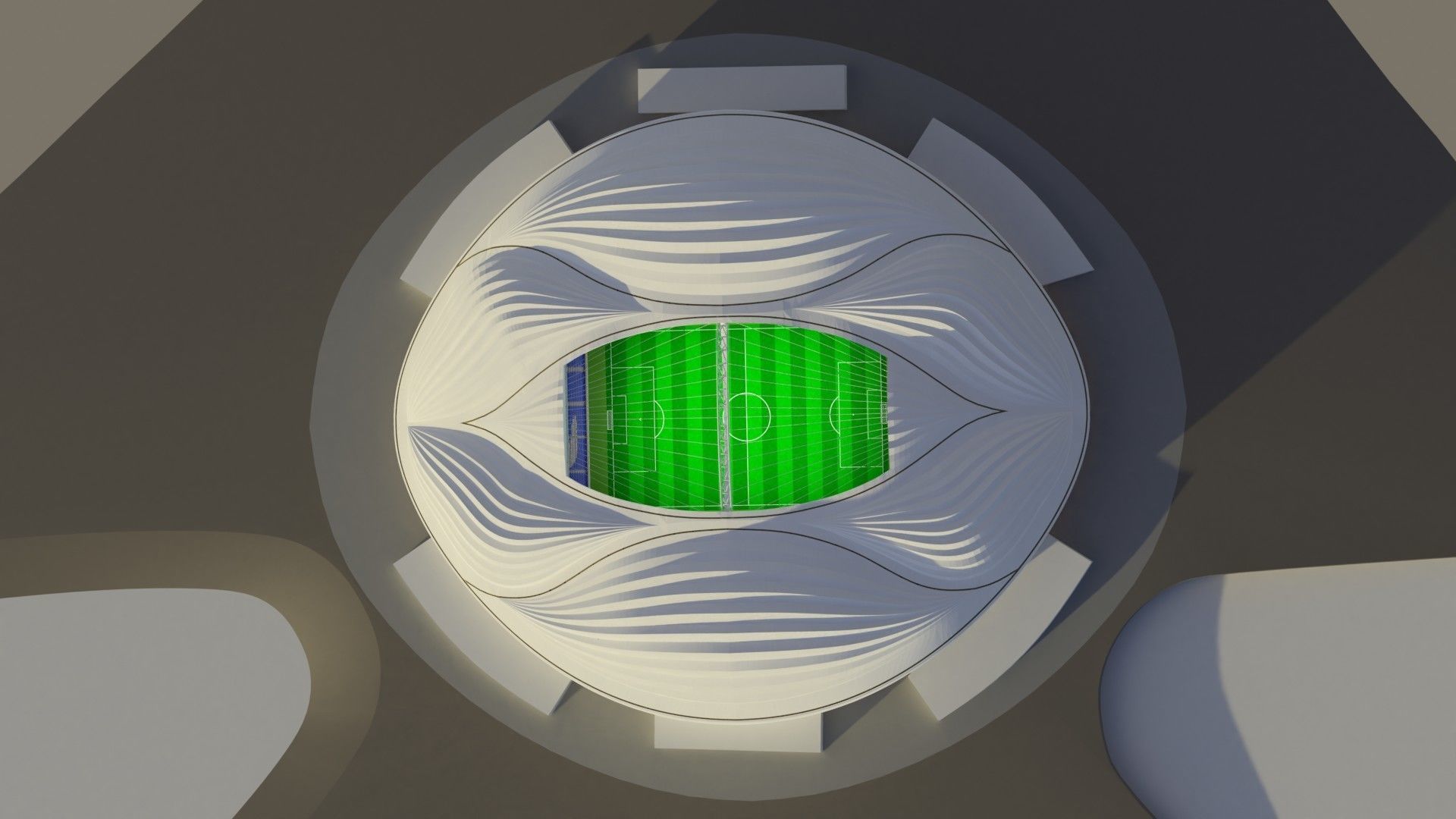 Fifa world cup 2022 qatar stadiums 3D Model Collection_43