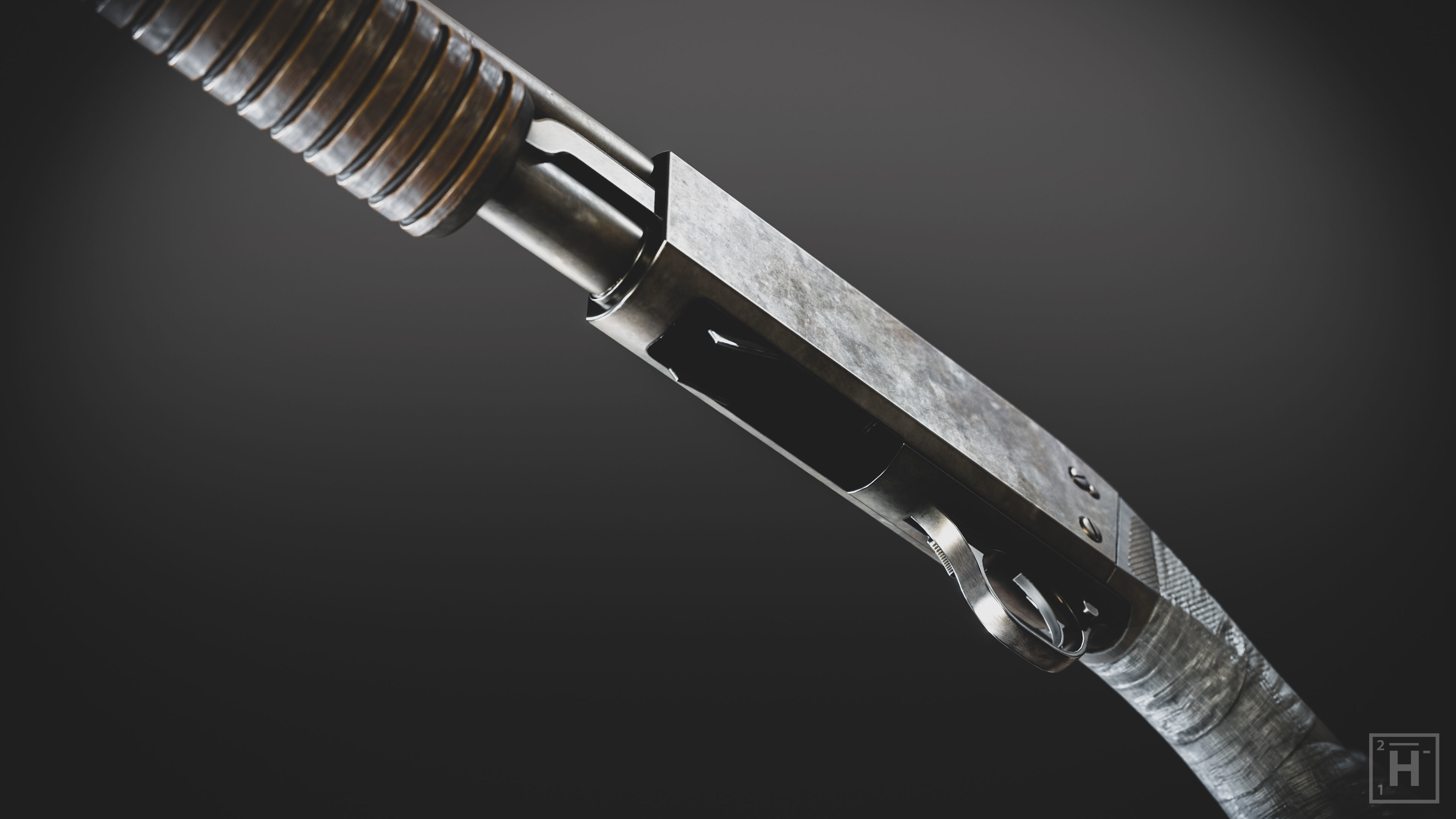 Shotgun - Post Apocalyptic Series 3D model_5