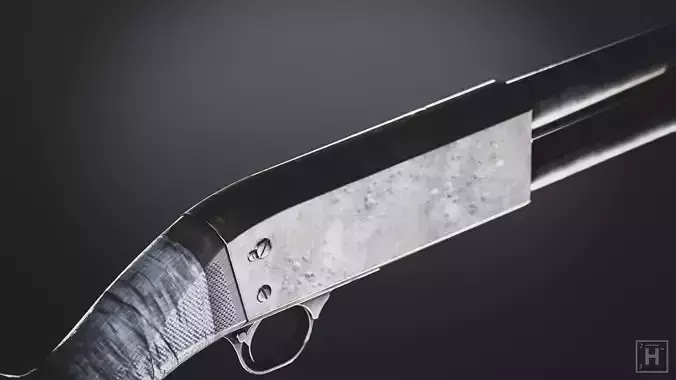 Shotgun - Post Apocalyptic Series 3D model