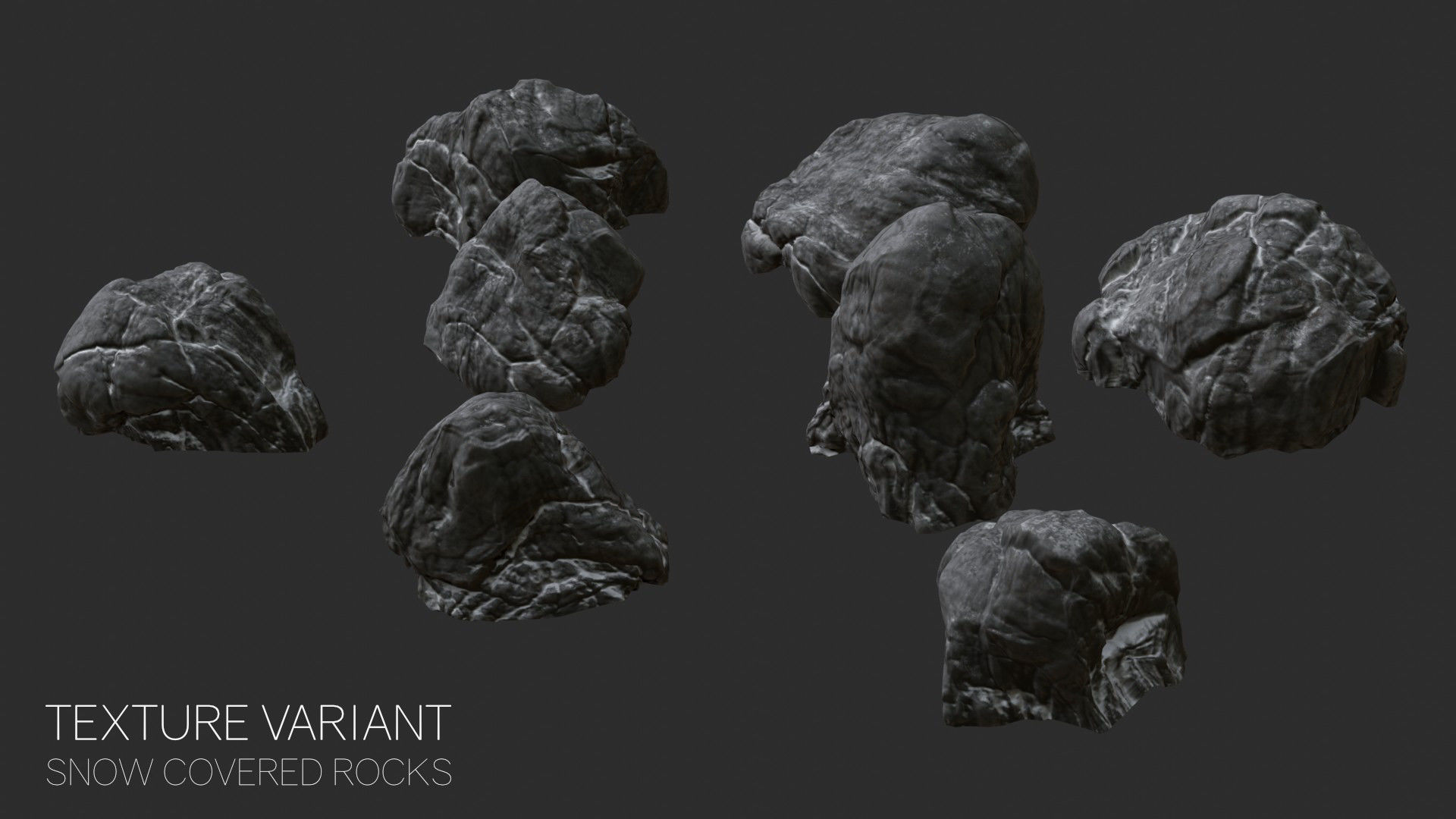 Volcanic Rocks 02 Low-poly 3D model_45