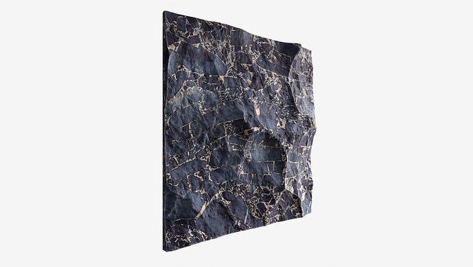 390-RockPanel marble wall art 3D model
