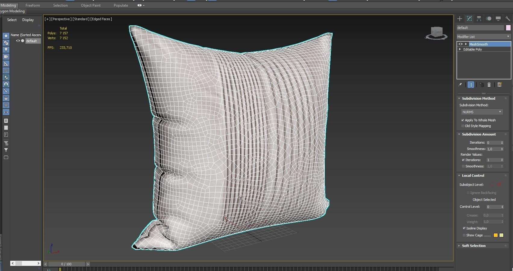 Decorative pillows   set 025 3D model_4