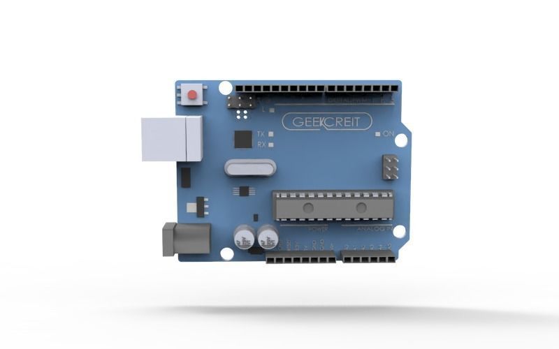 Arduino Uno 3D model_3