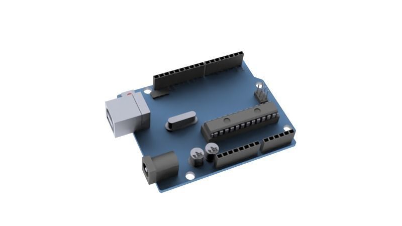 Arduino Uno 3D model_5