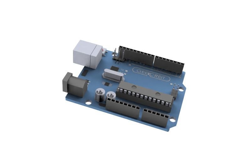 Arduino Uno 3D model_2