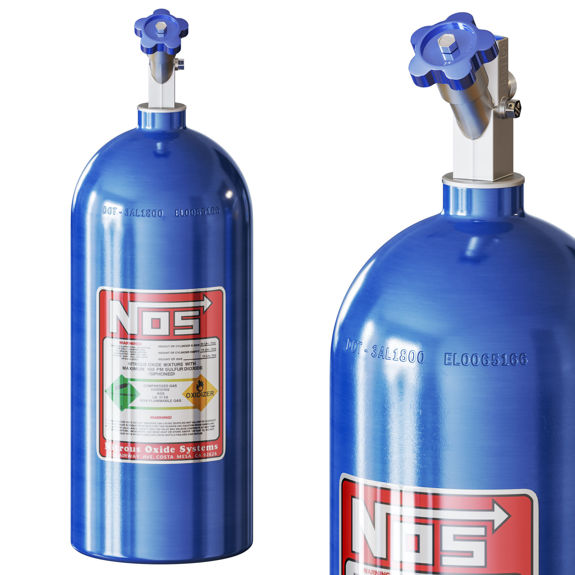 NOS - Nitrous oxide system 3D model_1