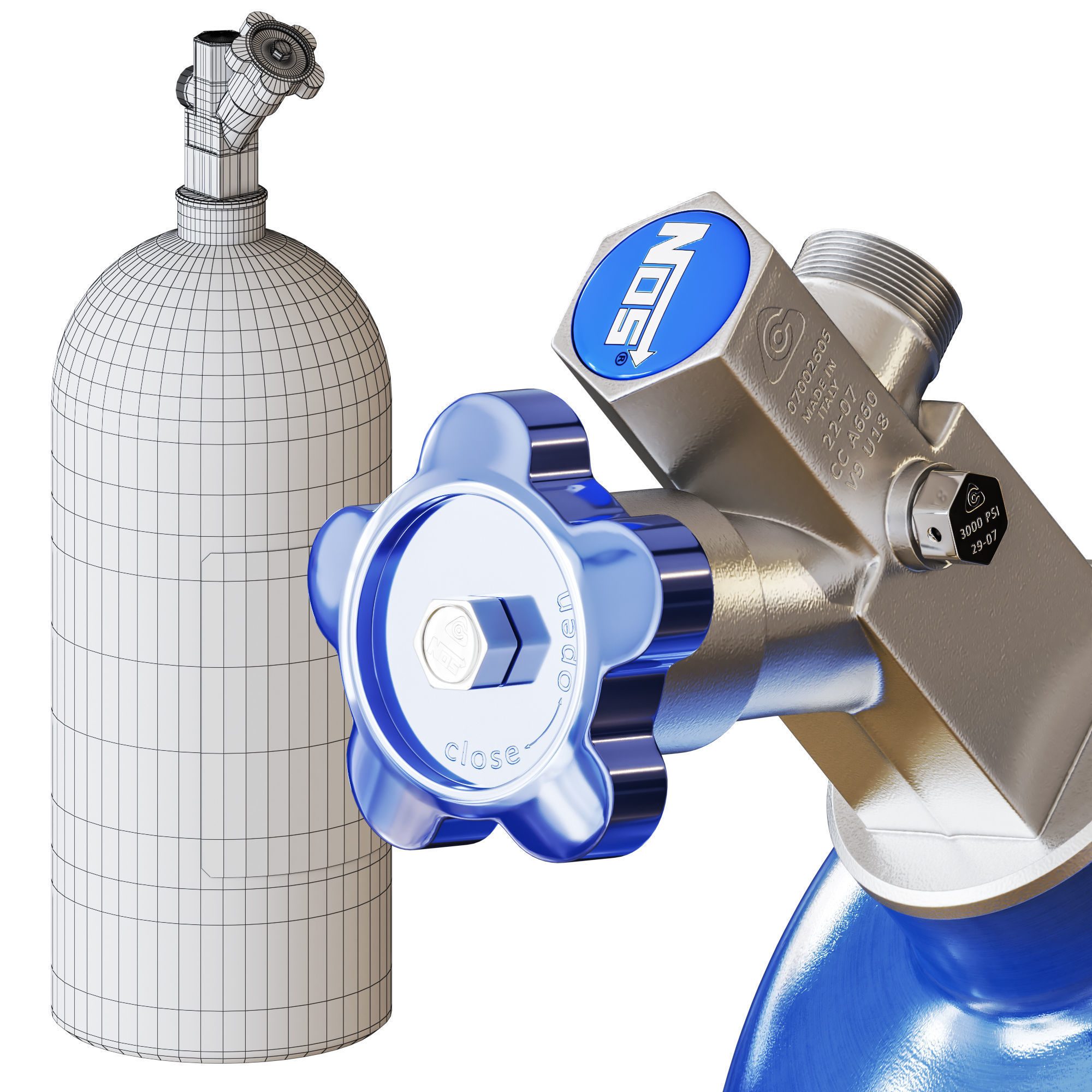 NOS - Nitrous oxide system 3D model_3