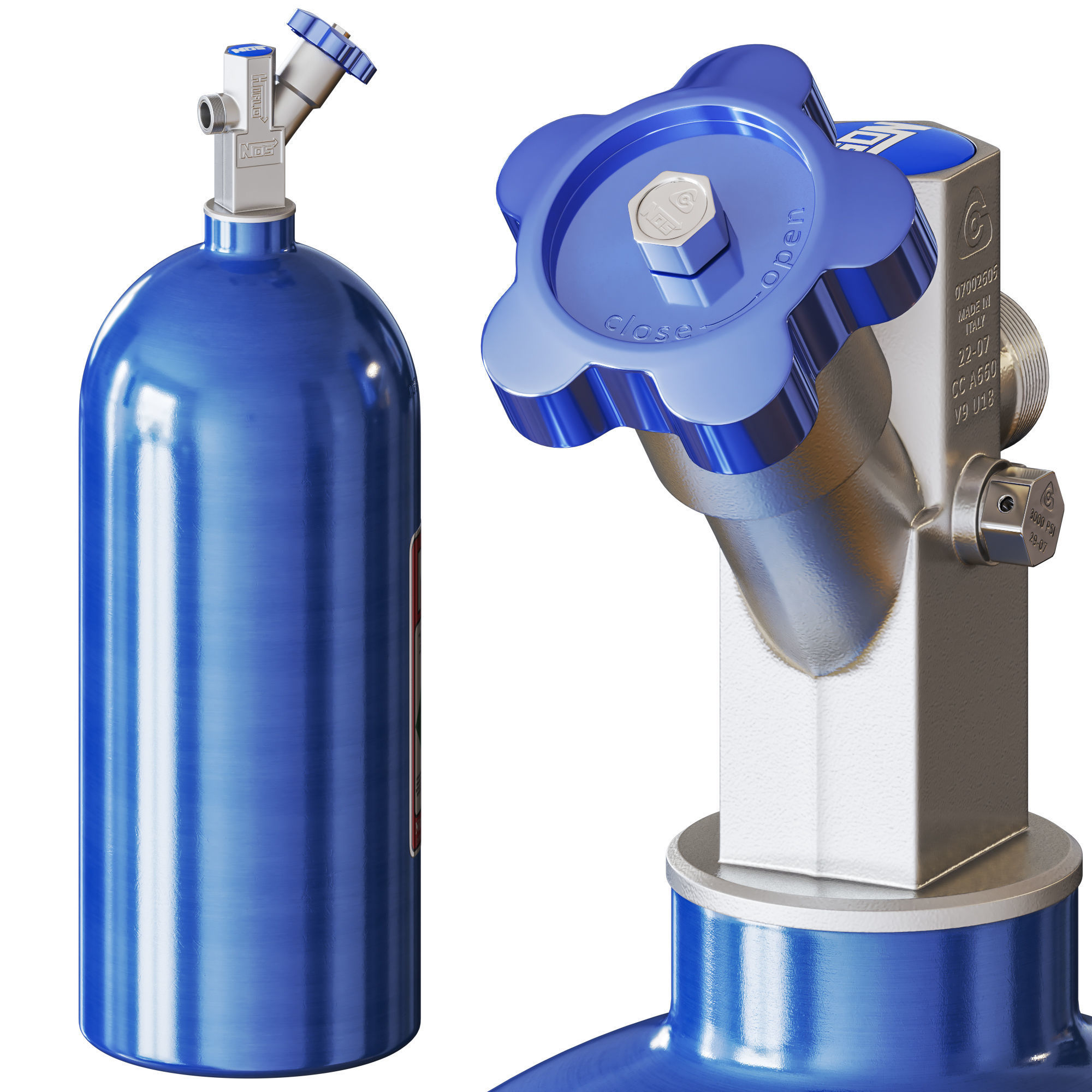 NOS - Nitrous oxide system 3D model_2