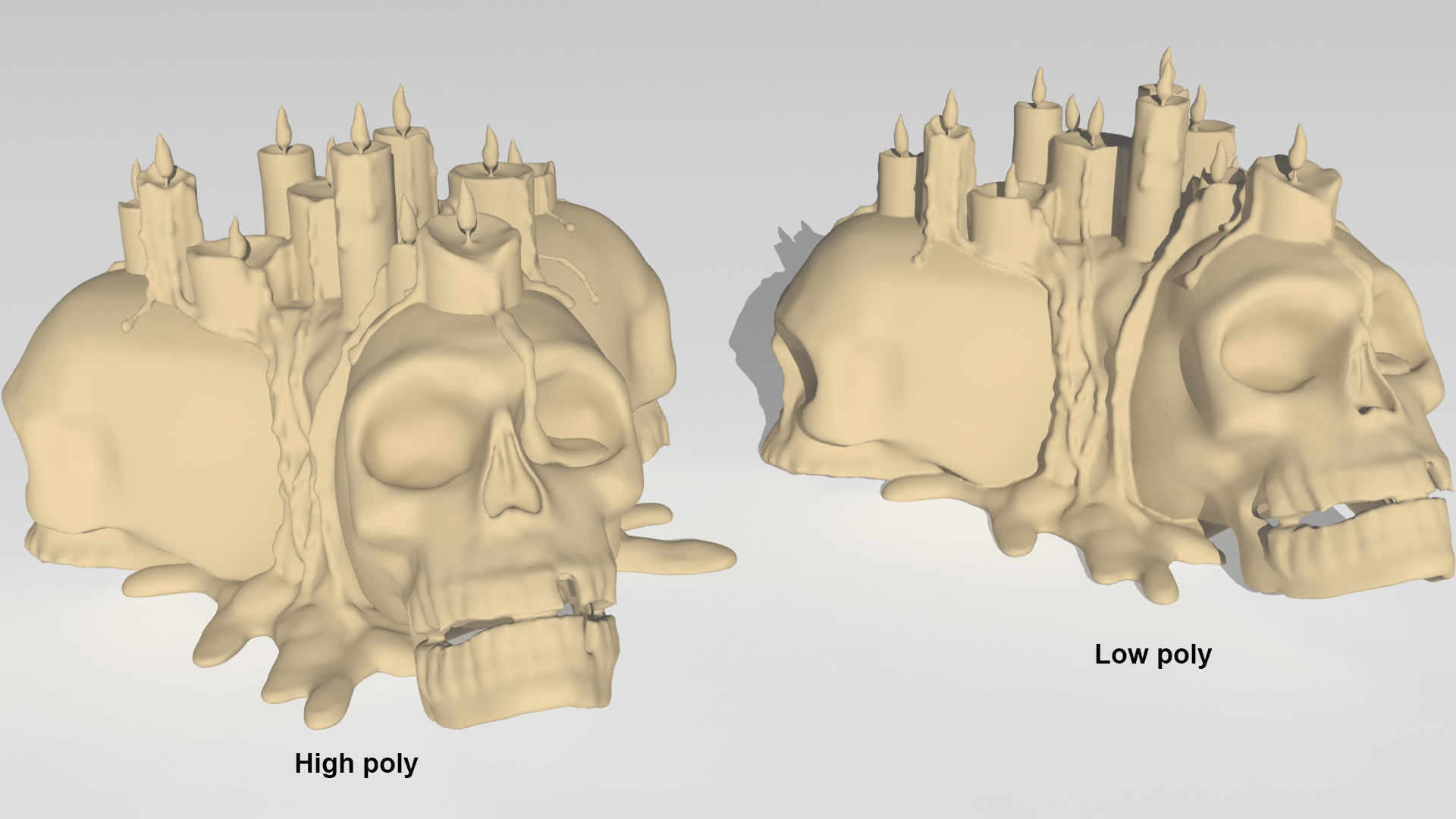 skull candle 3D model_12
