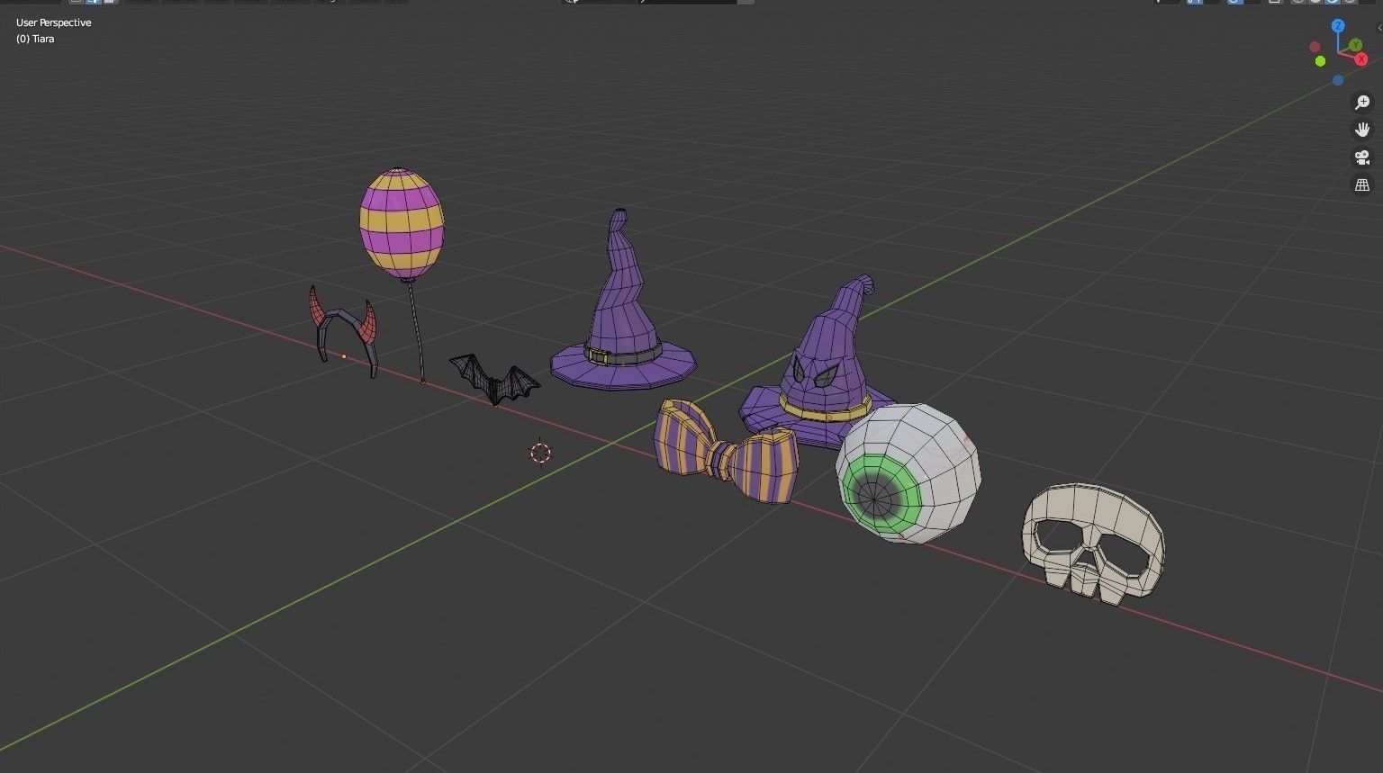 Halloween Pack Low-poly 3D model_6