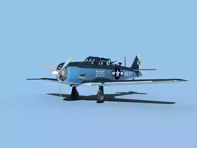 North American SNJ armed V02 US Navy