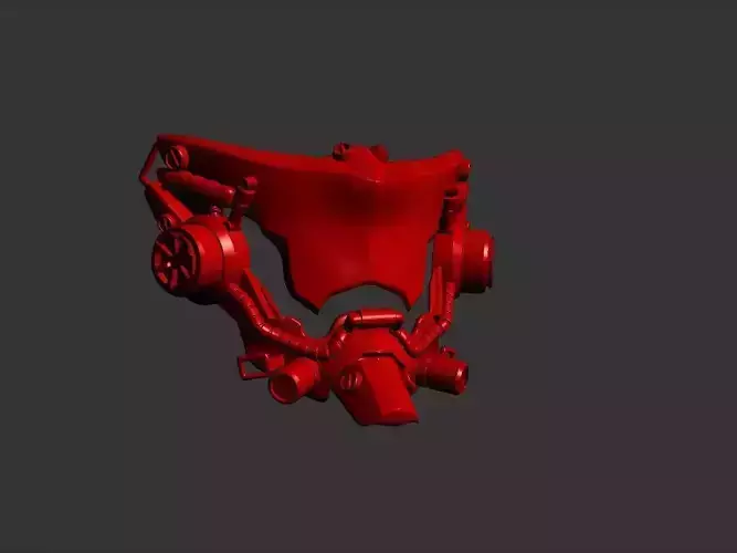 cyberpunk demon robot technopunk mask