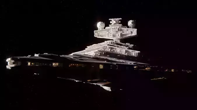 Imperial I-Class Star Destroyer 3D model
