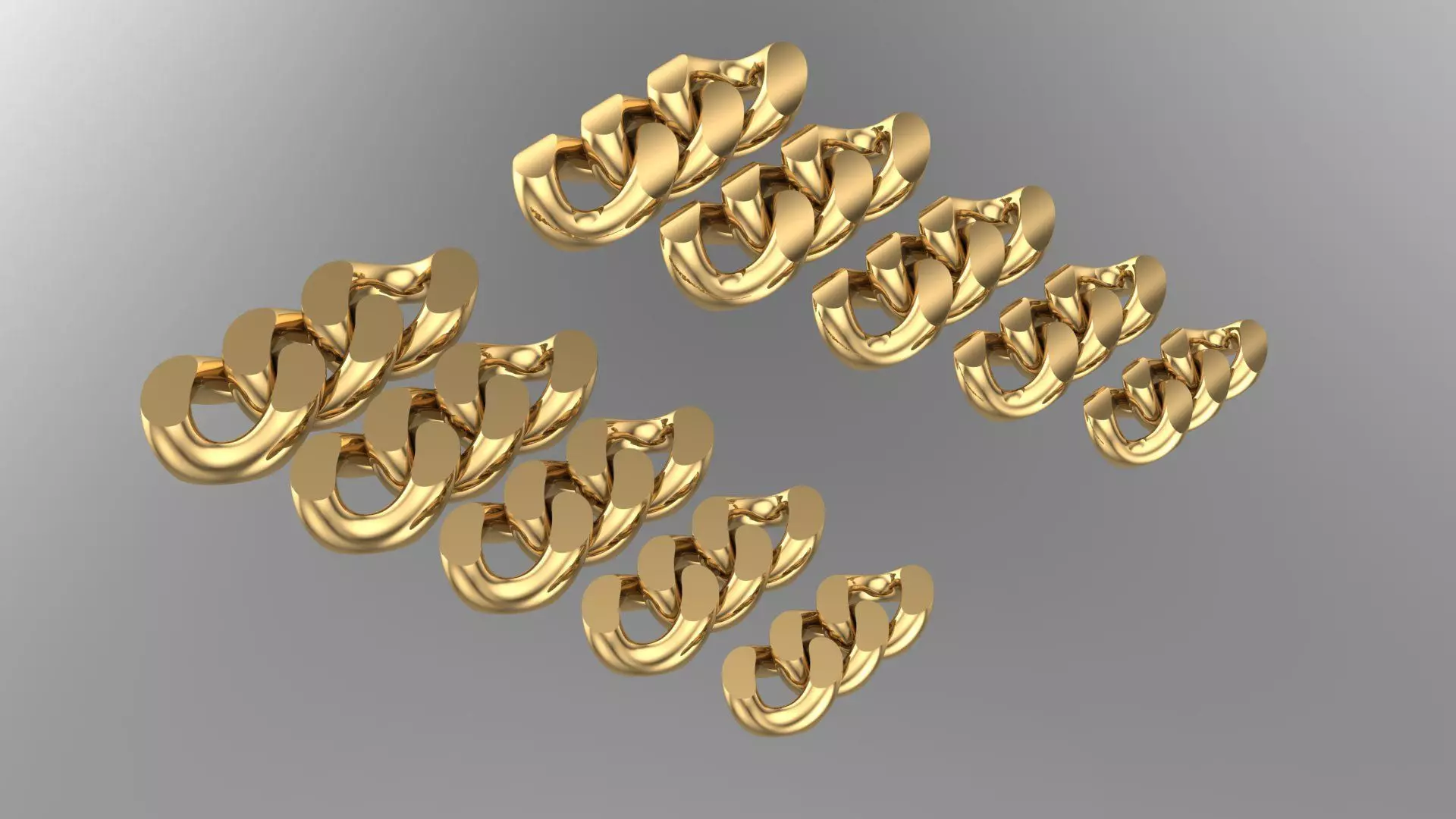 cuban chain 10mm 9mm 8mm 7mm 6mm STL 3D model_0