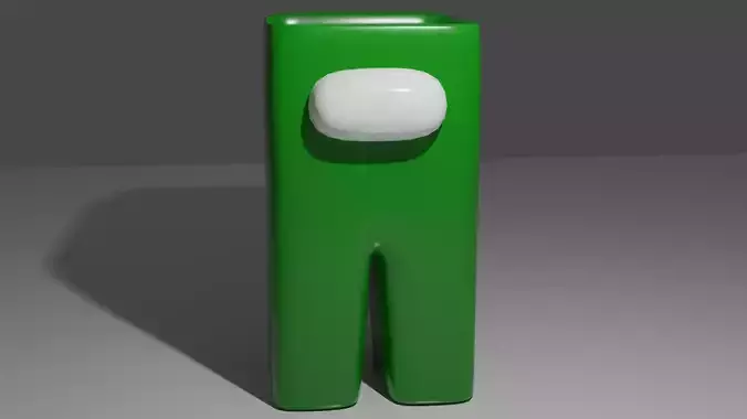 Among us crewmate flower pot 3D print model