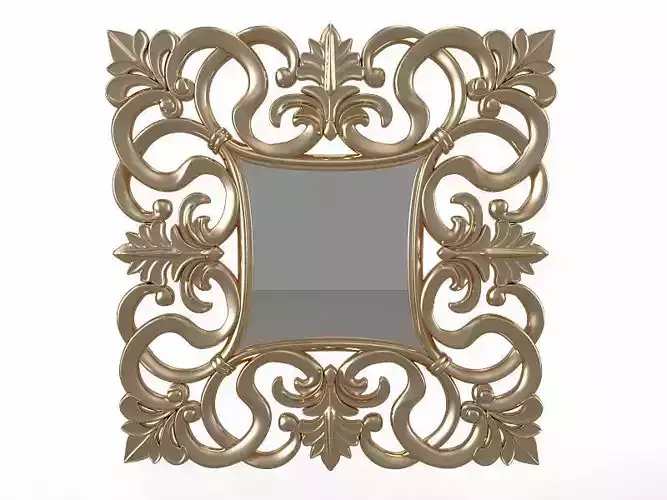 Mirror Italian Baroque 3D model
