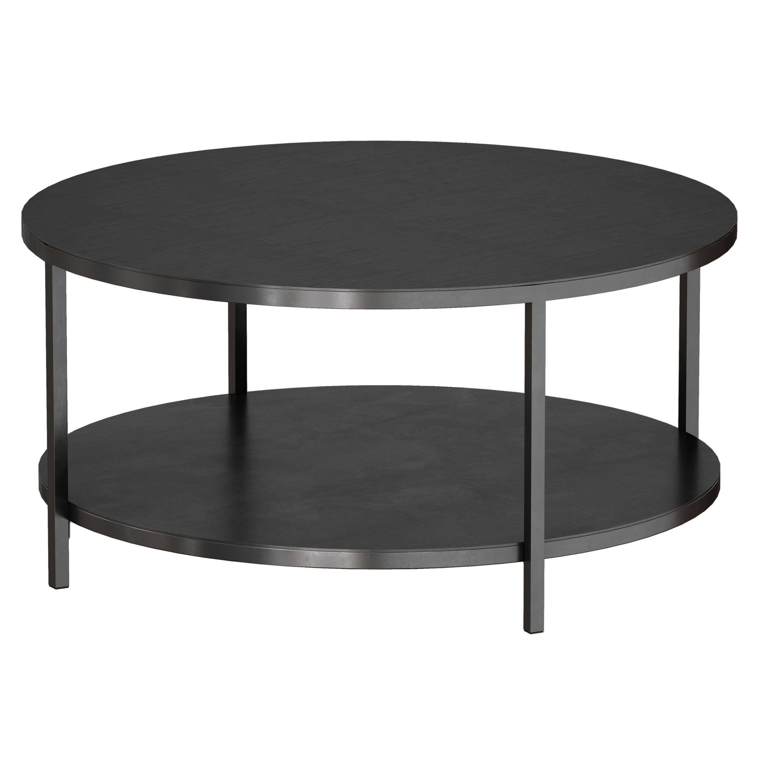 Echelon Round Coffee Table Crate and Barrel 3D model_1