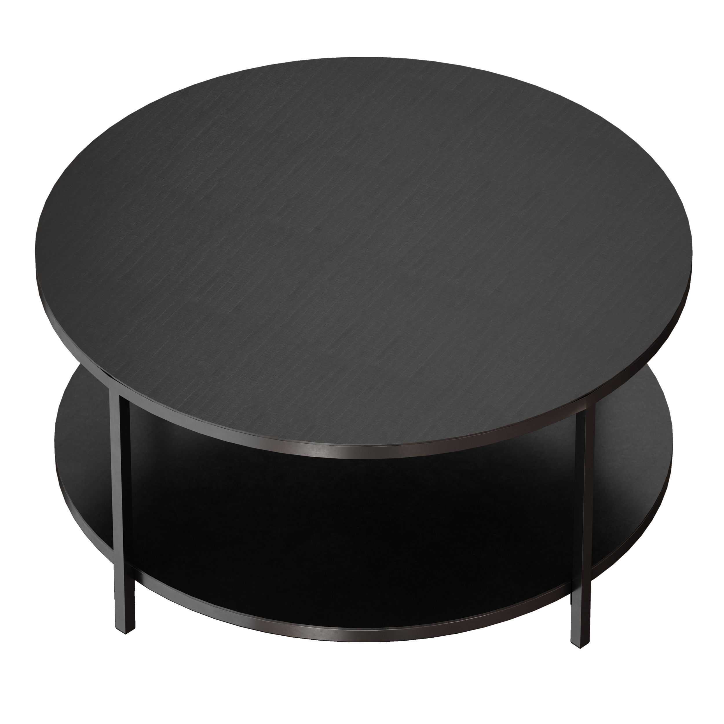 Echelon Round Coffee Table Crate and Barrel 3D model_4