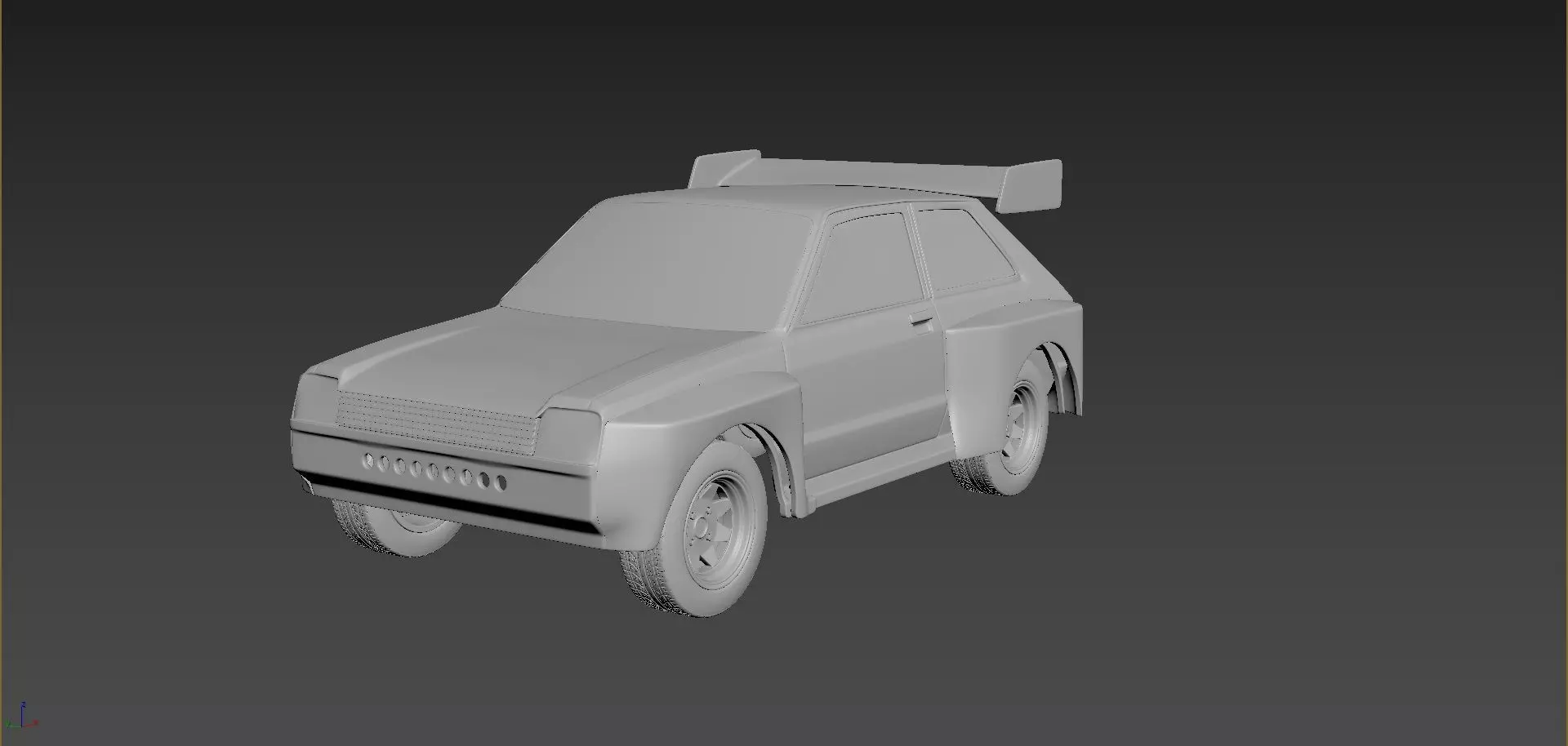 Toyota Starlet 60 1983 Body For Print 3D print model
