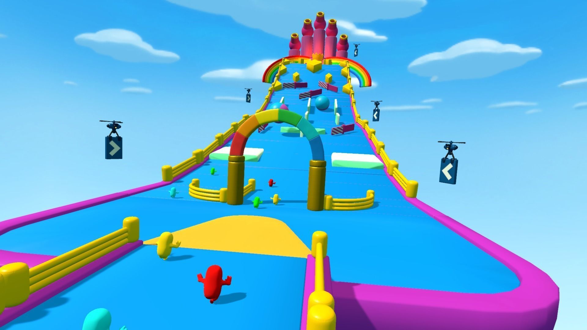 Obstacle Run Low-poly 3D model_3