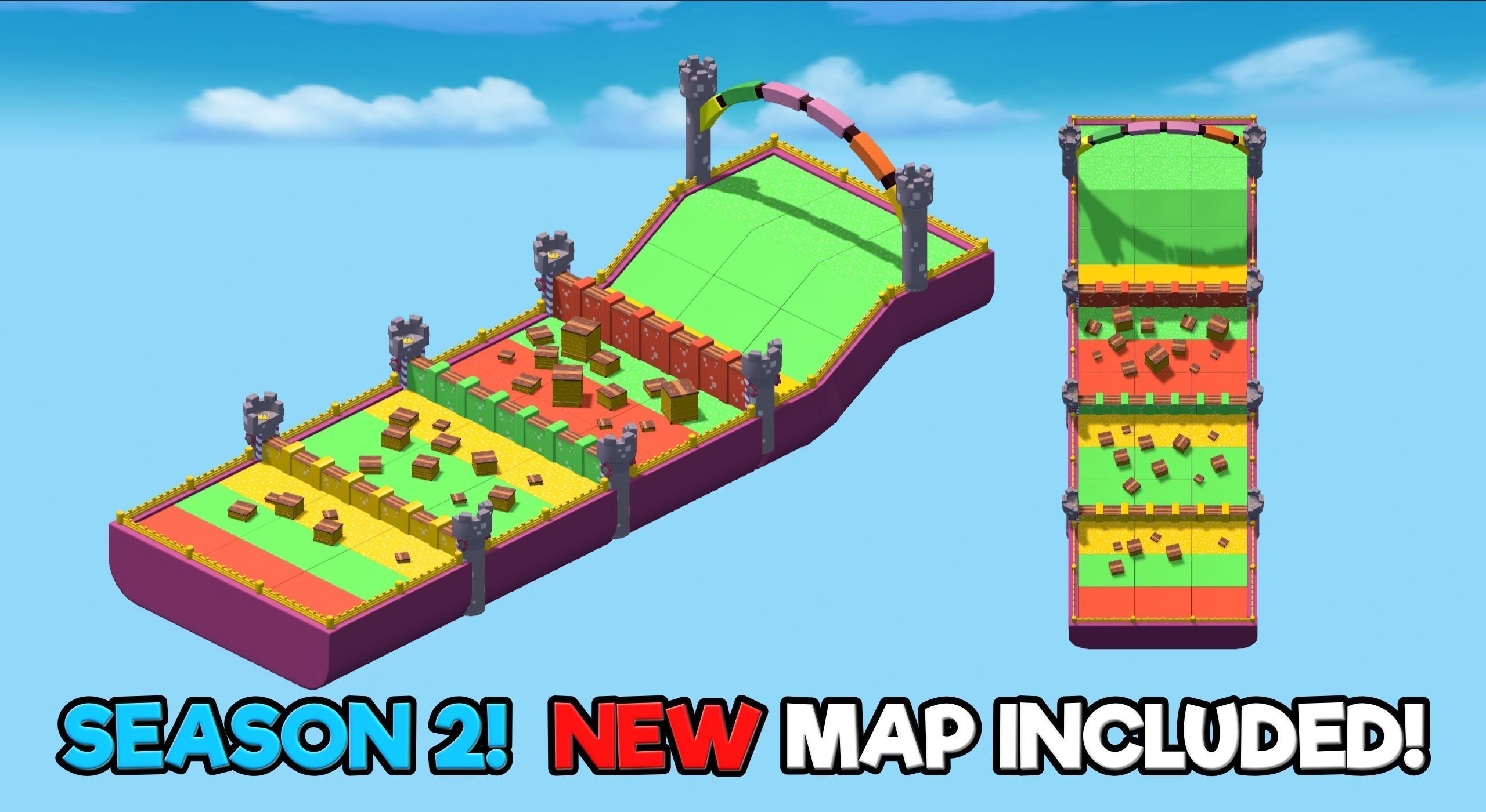 Obstacle Run Low-poly 3D model_2