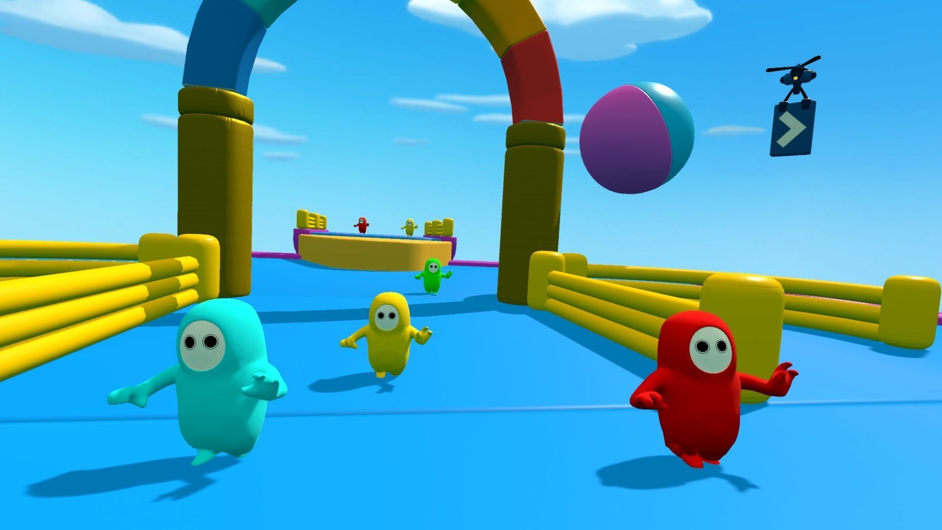 Obstacle Run Low-poly 3D model_4