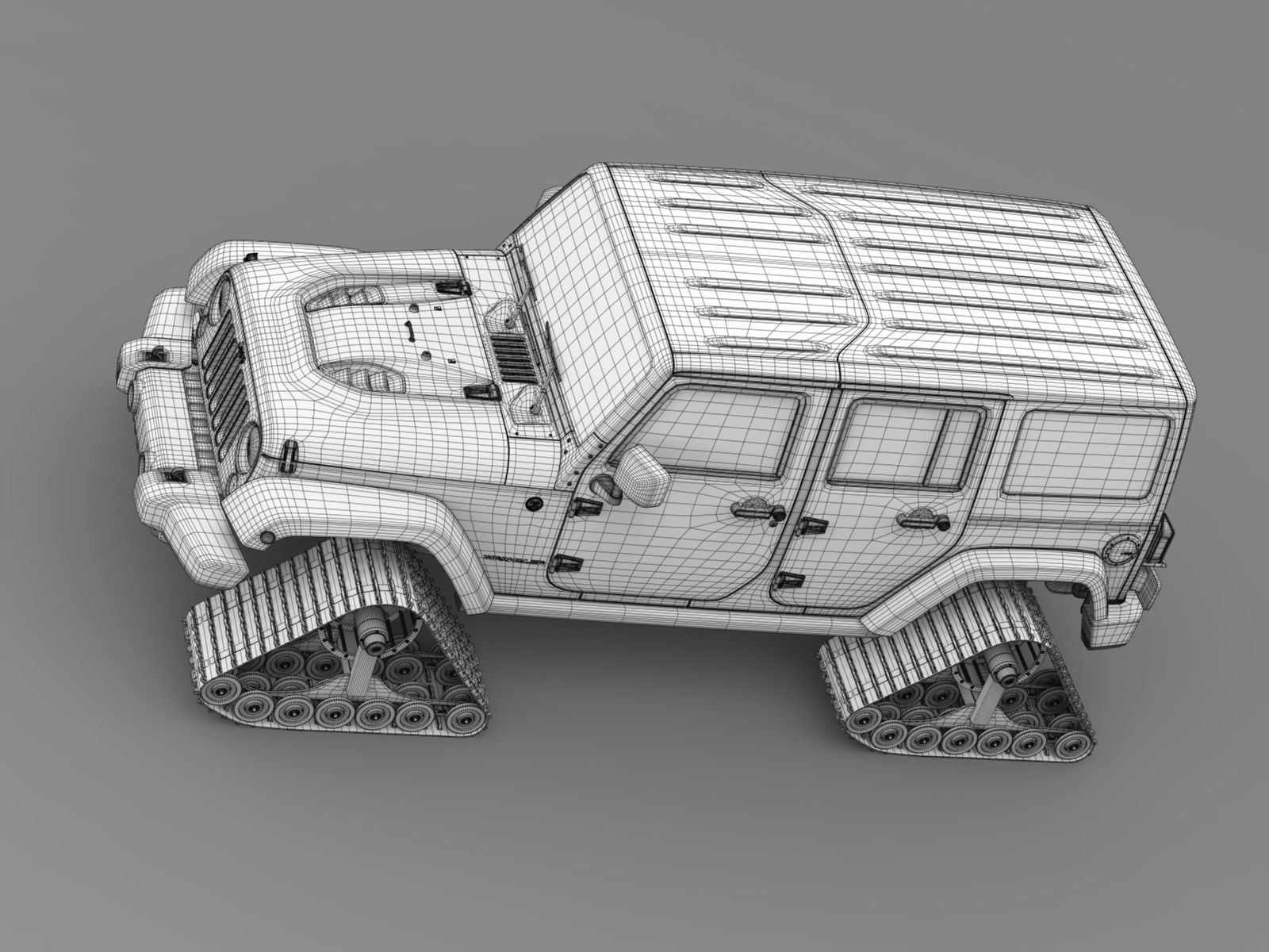 Jeep Wrangler Unlimited X1 Crawler 2016 3D model_16