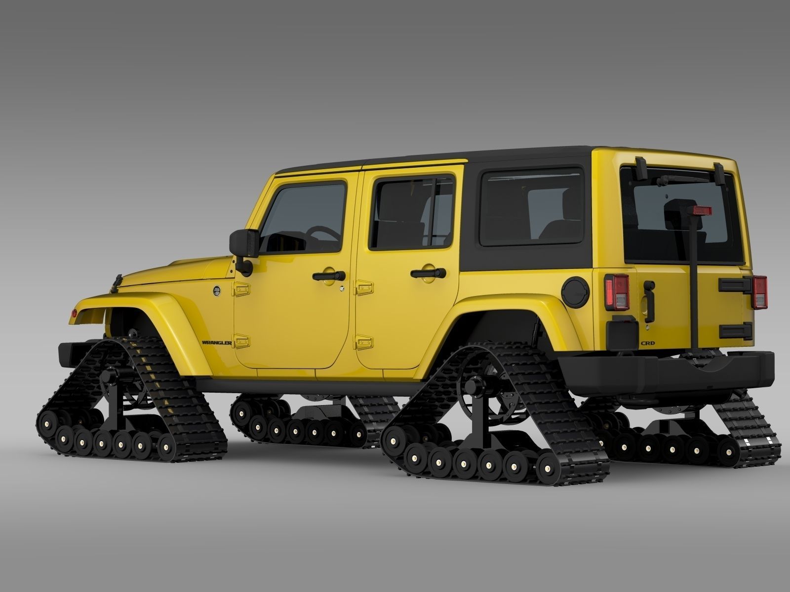 Jeep Wrangler Unlimited X1 Crawler 2016 3D model_2