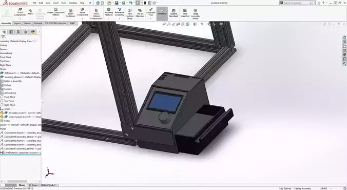 Tool holder and screen cover for ender 5 or ender 3