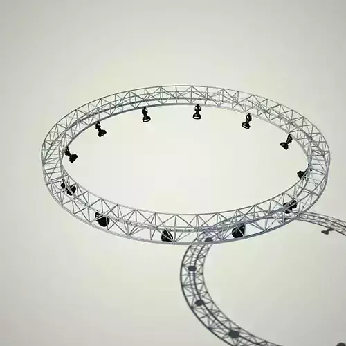 Metallic structure truss 02