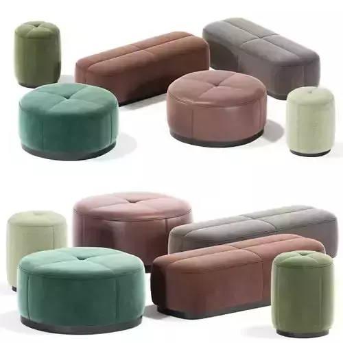Oblong Pill Ottoman Collection