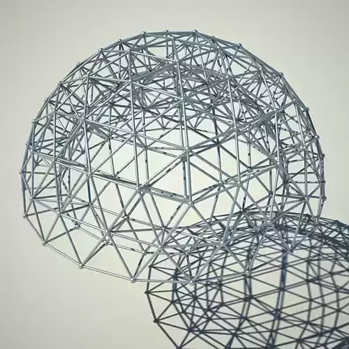 Metallic structure truss 03 Double Dome
