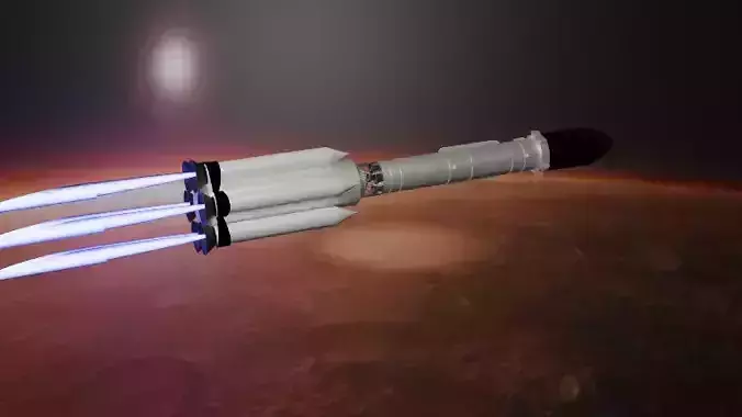 Spaceship rocket launcher