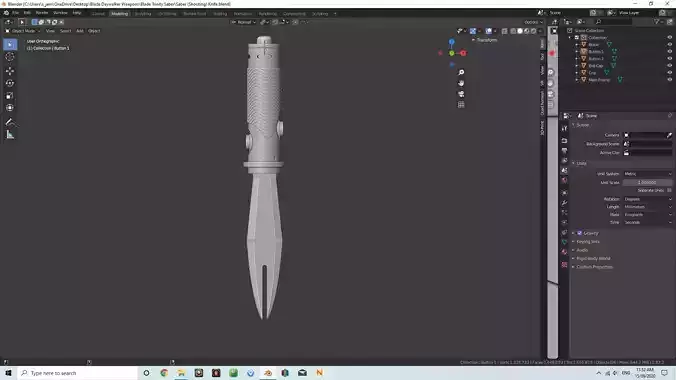 Daywalker Blade Trinity Saber 3D print model