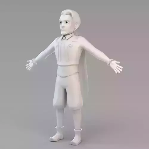 Cartoon Prince 02 3D model