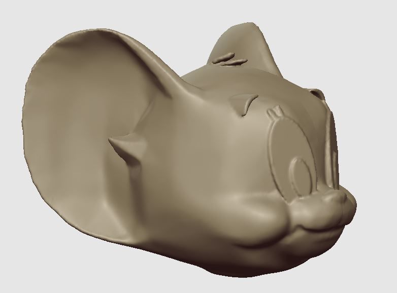 JERRY HEAD - FROM THE TOM AND JERRY SHOW 3D print model_3