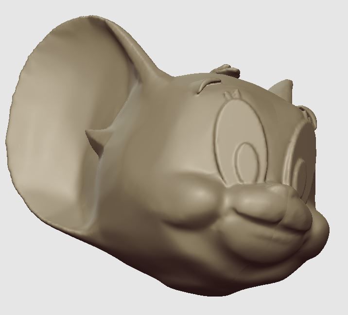 JERRY HEAD - FROM THE TOM AND JERRY SHOW 3D print model_7