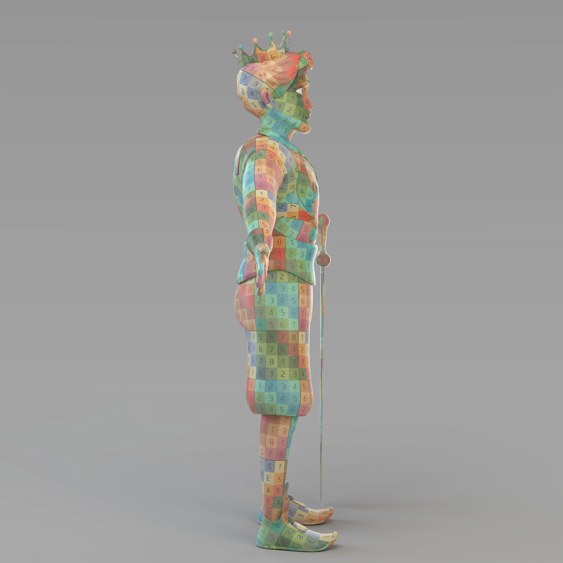 Cartoon Prince 03 3D model_7