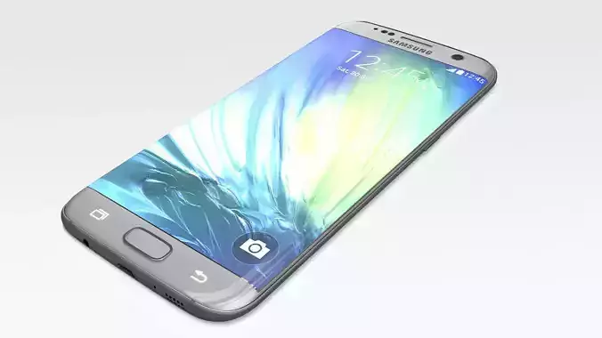 Samsung galaxy s7 edge Low-poly 3D model