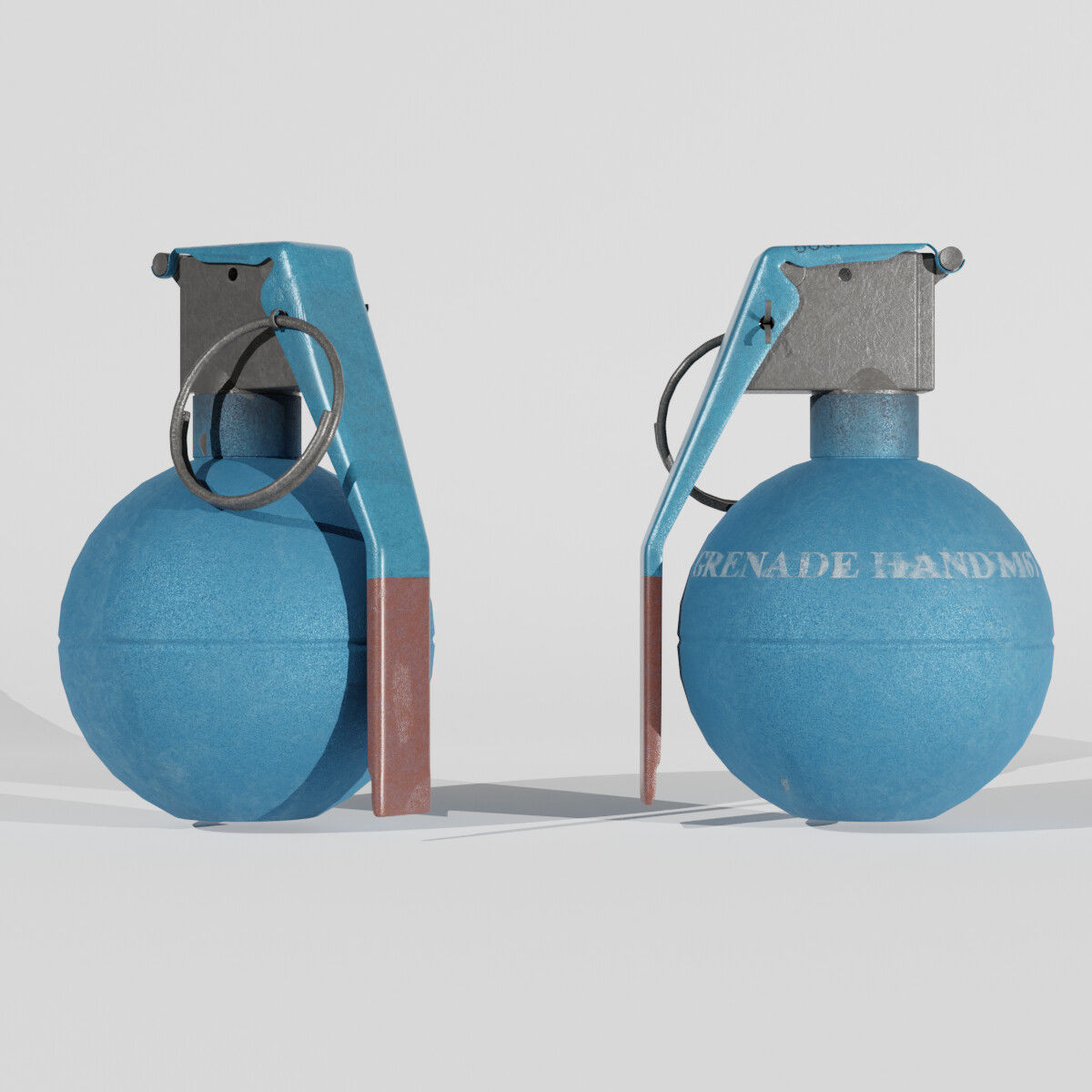 M67 Training Grenade 3D model_4