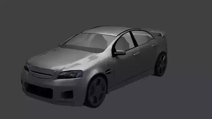 VE COMMODORE Free low-poly 3D model