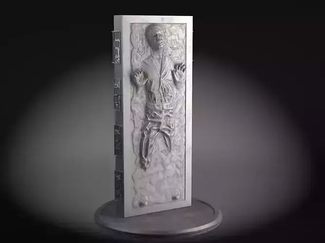 Star Wars Han Solo in Carbonite 3D model